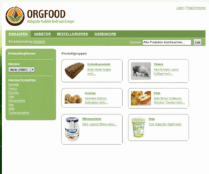 orgfood.net: Orgfood - Biologische Produkte direkt vom Erzeuger
