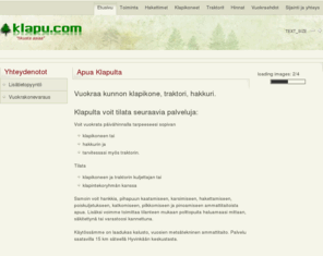pamapo.com: Klapu
Pilkkeen tuotannon välineet ja koneet Kalpulta