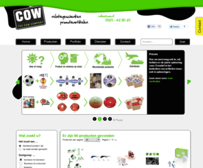 waterpoweredgifts.com: Relatiegeschenken - the COW company, Leverancier van Custom Made Gifts
Relatiegeschenken van the COW company. Leverancier met ruim assortiment aan producten zoals ECO, textiel, bedrukt of onbedrukt. Alles voor uw promotionele doeleinden. Wij broeden al op een voorstel.