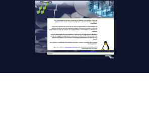 evo-technologies.com: Acceuil - Évo Technologies
Site officiel d'Évo technologies, services conseils en technologies de l'information