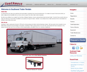 southwesttrailers.com: Trailer Rental, Leasing and San Diego Trailer Rental
Southwest Trailers offers full service trailer rentals, trailer leasing and San Diego trailer rental.