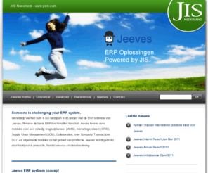 jeevessoftware.com: Jeeves ERP software | JIS Nederland B.V.
Jeeves ERP software voor handel, productie en dienstverlening.