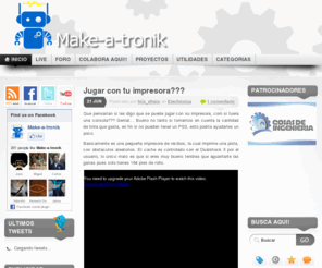 make-a-tronik.com: make-a-tronik!! « robotica, programacion, mecatronica…
robotica, programacion, mecatronica...