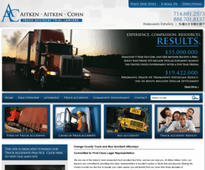 aitkentrucklaw.com: California Truck Accident Lawyer | Long Beach Tractor Trailer Crash Attorney | Santa Ana Commerical Vehicle Lawyer
The California attorneys of Aitken Aitken Cohn are committed to first class legal representation in truck accident claims.