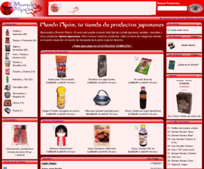 mundonipon.com: Mundo Nipon, tu tienda de productos japoneses (productos, alimentos, recetas, foros)
Mundo Nipon, venta de alimentos, bebidas y otros productos japoneses (productos, alimentos, recetas, foros)