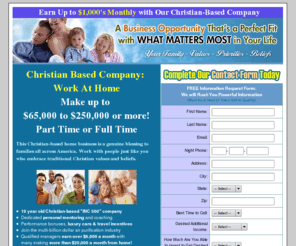 homebasedchristiancompany.com: HomeBasedChristianCompany.com - Earn Up to $1,000's Monthly with Our Christian-Based Company.
