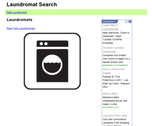 laundromatsearch.com: Laundromat Search
Find laundromats in your area.