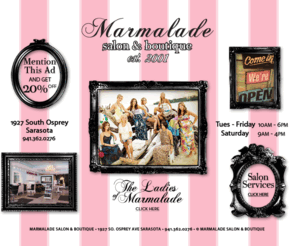 marmaladesalonandboutique.com: Marmalade Salon | Welcome
Marmalade Salon