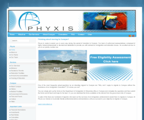 phyxis.com: PHYXIS
Phyxis offers personalized services and a unique understanding on immigration issues and how they affect the lives of people. Every day, we offer our combined experience in practice, to the satisfaction of our customers.