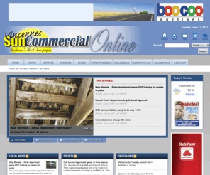 vincennes.com: Vincennes Sun Commercial > Front
enter site/page/section description here.