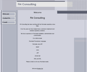 dapianju.com: Welcome
R4 Cosnulting provides expert consulting services for the Rochade repository.