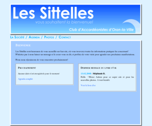 lessittelles.net: Les Sittelles, accordéonistes d'Oron-la-Ville
Club d'accordéonistes de la région d'Oron-la-Ville