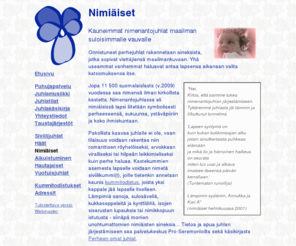 nimiaiset.fi: Pro-Seremoniat: Nimiäiset
