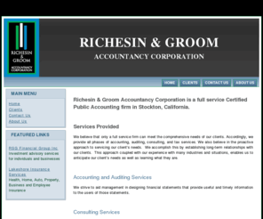 rsgcpafirm.com: Richesin & Groom Accountancy Corporation
Richesin and Groom Accountancy Corporation