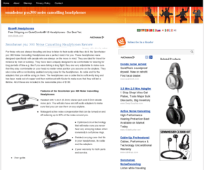 sennheiserpxc300noisecancellingheadphones.com: Sennheiser PXC 300 Noise Cancelling Headphones | Sennheiser PXC 300 | Sennheiser PXC 300 Headphones
Sennheiser PXC300 Noise Cancelling Headphones  - Visit our website for Sennheiser PXC300 Noise Cancelling Headphones  and get Cheap Deals. CLICK HERE NOW!