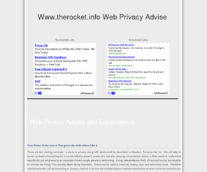 therocket.info: Your Privacy Online Site
 Privacy Online at School Home and Work 