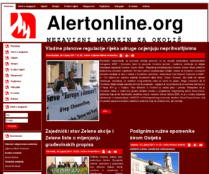 alertonline.org: alertonline.org  [nezavisni magazin za okoliš]
Alert - nezavisni magazin za okoliš