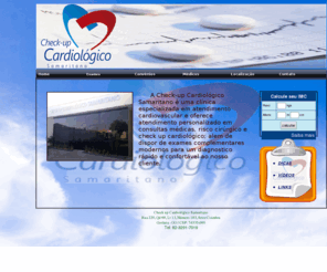 checkupcardiologico.com: check up cardiologico, consultas com cardiologista, eco, teste 
ergometrico, mapa e holter
