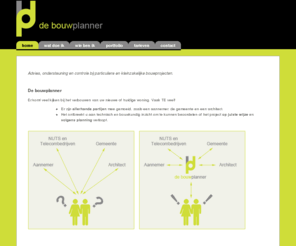 debouwplanner.com: De Bouwplanner > >  Wouter Tekelenburg
Advies, ondersteuning, controle en bemiddeling bij particuliere en kleinzakelijke bouwprojecten.