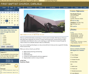 firstbaptistcarlisle.com: FIRST BAPTIST CHURCH, CARLISLE - Carlisle Arkansas
