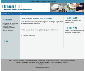 allamba.de: allamba.de Ausgesuchte Produkte für mehr Lebensqualität
