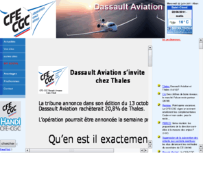 cgc-dassault.com: Site de la section CFE-CGC Dassault Aviation Saint Cloud
La CFE-CGC : Un syndicalisme propre à l'encadrement, notre section est à l'écoute des salariés de l'établissement de Saint Cloud Dassault Aviation