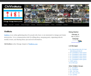 chivinmoto.org: Chicago Vintage Motorcyclists
 Chicago Vintage Motorcyclists -  