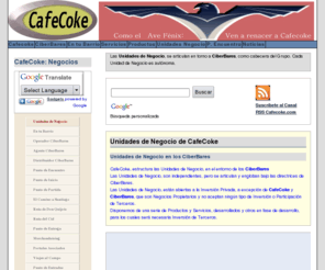 cobroenmetalico.com: CafeCoke: Bar, CiberBar, Punto de Encuentro, Marcha, Marketing local, Wifi y Bluetooth
CafeCoke: Bar en Madrid, un Ciberbar, con Punto de Encuentro, mucha marcha, ocio y marketing local: en tu barrio, con bluetooth, wifi .