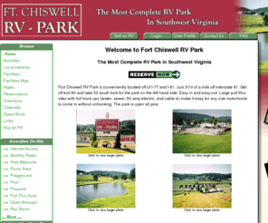 fcrvpark.com: Fort Chiswell RV Campground
Fort Chiswell RV Campground, located in Max Meadows, Virginia