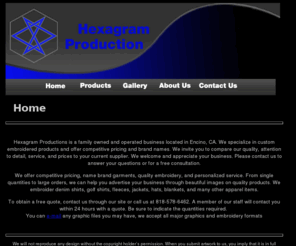 hexagramproduction.mobi: Hexagram Production Home Page
