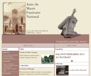 museefuneraire.org: Amis du Musée Funéraire National
Association de suavegarde du pratimoine funéraire francçais.