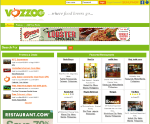 vozzog.com: Vozzog.com - where food lovers go.
Vozzog.com - where food lovers go. Your number one guide to restaurants, menus, recipes, reviews, pictures, maps and a whole lot more.