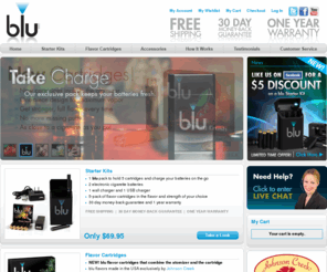 greensmokeecigs.com: Electronic Cigarette by blu E Cigarette -  Home
blu electronic cigarette looks and taste like a real cigarette. Make the switch to blu the smokeless e cigarette today. You can be smoke free with blu the most popular ecigarette.