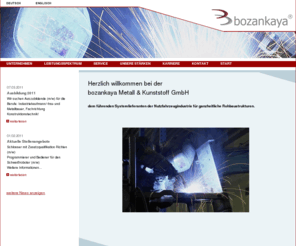 bozankaya.com: bozankaya GmbH
Die bozankaya Metall & Kunststoff GmbH ist einer der führenden Systemlieferanten der Nutzfahrzeugindustrie. Wir unterstützen unsere Kunden von der Plaung und Entwicklung über den Vorrichtungs- und Werkzeugbau bis hin zum fertigen Produkt.