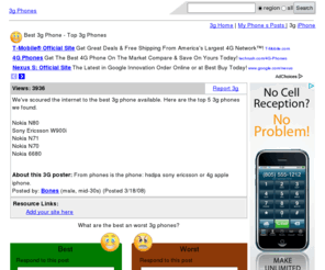 codigosmyspace.com: Best 3g Phone - Top 3g Phones
3g Phones
