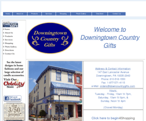 downcountrygifts.com: Downingtown Country Gifts, 147 East Lancaster Avenue, PA 19335
Shop for Boyds Bears, Byers Choice Carolers, Jim Shore, Stonewall Kitchen, Red Barn Gourmet, Willow Tree Angels, Cheerful Giver Candles, Woodstock Chimes, Webkinz & more in our country gift shop