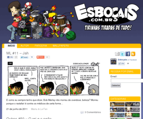 esbocais.com.br: Esboçais – Tirinhas Tiradas de Tudo!
Não importa se você gosta de futebol ou de games. Aqui no Esboçais, seu humor sempre é atendido!