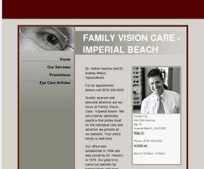 imperialbeachoptometry.com: FAMILY VISION CARE - IMPERIAL BEACH - Home
