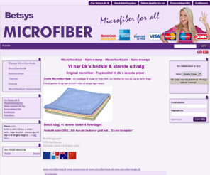 nanosvamp.dk: Nanosvamp.dk Her finder du priser og information om nanosvampe og microfiber produkter.
Her finder du priser og information om nanosvampe og microfiber produkter.