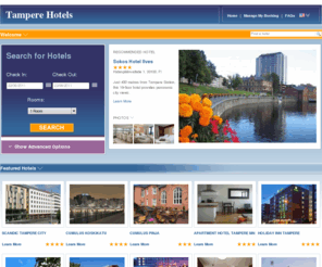 tamperehotels.com: Tampere Hotels
The city of Tampere in Northern Finland offers a range of warm comfortable hotel accommodation. Here we profile the Tampere hotels that are available to book online.