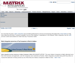 matrixintegration.com: Matrix Integration >  Home
Matrix Integration