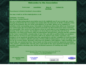 peacehaven-residents.org.uk: Peacehaven & District Resident's Associa
Peacehaven & District Residents Association is an independant body that campaigns for a better Peacehaven.