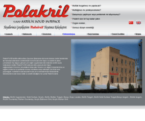 akrilikmutfaktezgahi.com: Akrilik Mutfak Tezgahı - Polakril
akrilik mutfak tezgahı