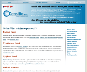 censitio.com: Censitio - daňové poradenství
Daňové poradenství, zastupování před správním soudem