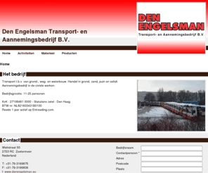 denengelsman.eu: Home - Den Engelsman Transport- en Aannemingsbedrijf B.V. - powered by Entreeding.com
