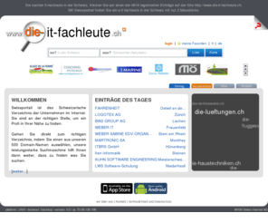 die-it-fachleute.ch: Die It-fachleute in der Schweiz - Swissportail, Informationen mit 2 Mausklicks!
It-fachleute in der Schweiz finden Sie auf Swissportail, die Informationen mit 2 Mausclick!