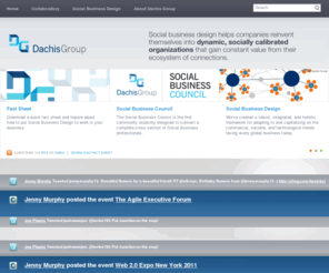 forrestr.com: Dachis Group Collaboratory – Social Business Design « Dachis Group Collaboratory
Social Business Design is the intentional creation of dynamic and socially calibrated systems, process, and culture.