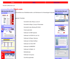 kontrollblut.com: kontrollblut.com
Das Portal zu Informationen rund um Blutbildkontrollen, Kontrollblut und Kalibratoren