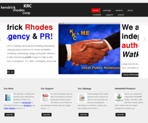 krcorp.net: Kendrick Rhodes Corporation - KRC  Promotional Ad - Specialty - Watkins Products  - ShapeWorks - Water Filtration - Weight Management and more
Kendrick Rhodes Corporation - KRC designs and develops robust solutions for clients worldwide.  Kendrick Rhodes Corporation specializes in; Ad Specialty & Promotional Items, Business Printing, Forms  & Stationery, Announcements & Invitations,  Watkins® Product Sales, Internet Services Dialup, DSL & T1, Water Filtration, Web Design, Web Development & Hosting Services,  We focus our unique combination of creative, technical and business problem solving skills on meeting our client's objectives. With this clarity of purpose, commitment to process, and broad professional skill sets, we provide our clients with world-class solutions that are strategically aligned and functionally superior. 