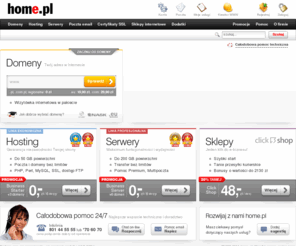 marekkonopka.com: home.pl : Nr 1 w Polsce. Hosting, domeny, darmowe strony, poczta e-mail
Home.pl to numer 1 w polskim hostingu. Oferta zawiera niezawodny hosting, domeny, serwery dedykowane i sklepy internetowe.